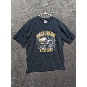 Gildan Navy Blue Wake Forest Football Tee